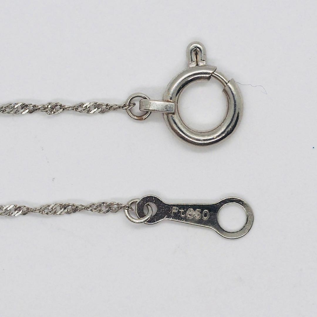 【ノーブランド】PT1000/850 0.5ct ダイヤモンド ネックレス