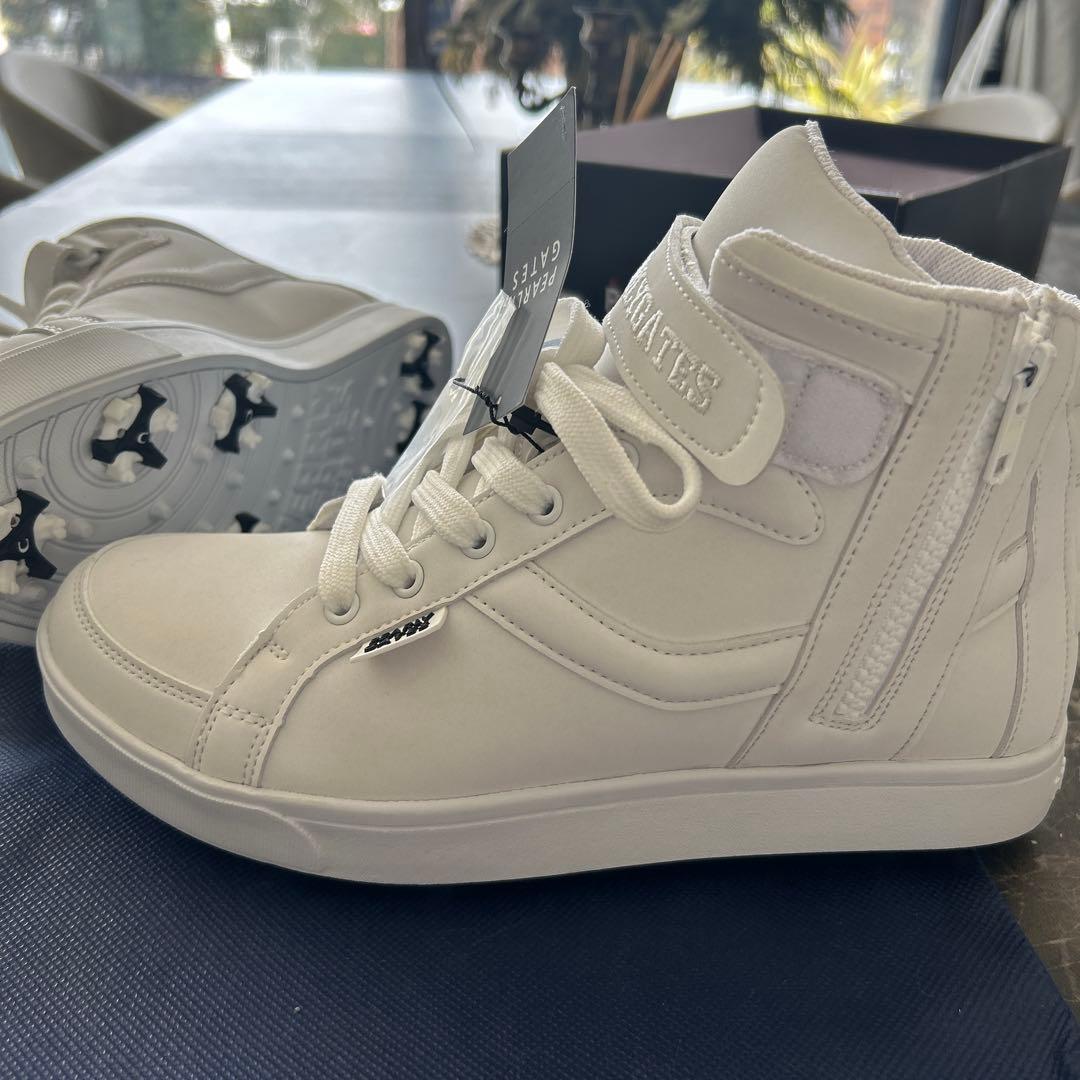 PEARLY GATES ゴルフシューズ 89 ホワイト　24.5cm