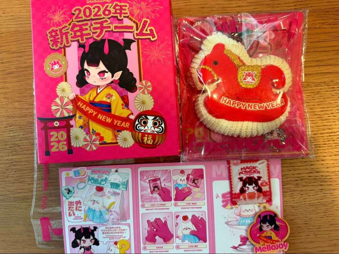 未使用】mellojoy/ 新作2026年新年チーム スクイーズメロジョイ - メルカリ