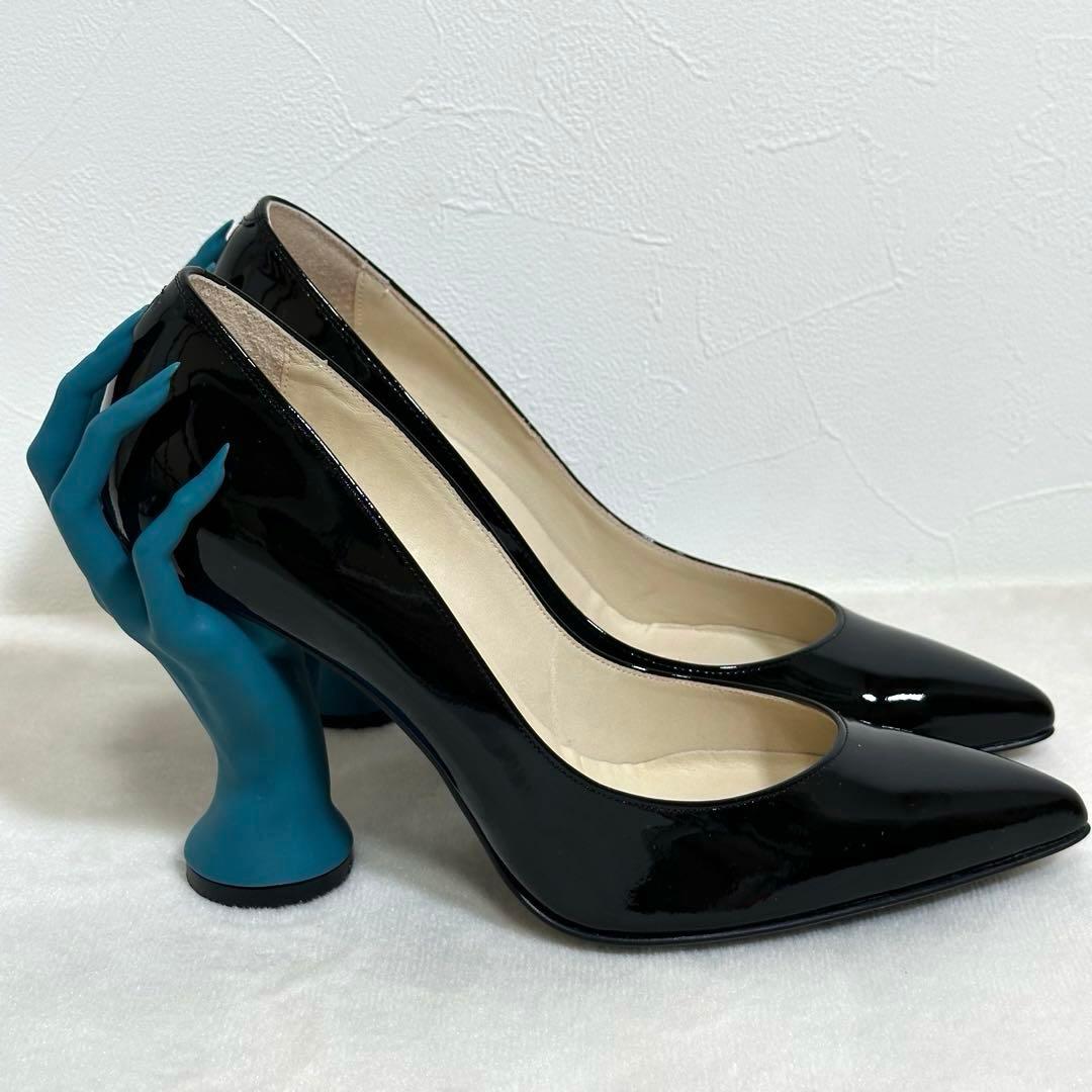 【新品未使用】hazama 惹きずり込まれる運命のヒールパンプス 24.5cm