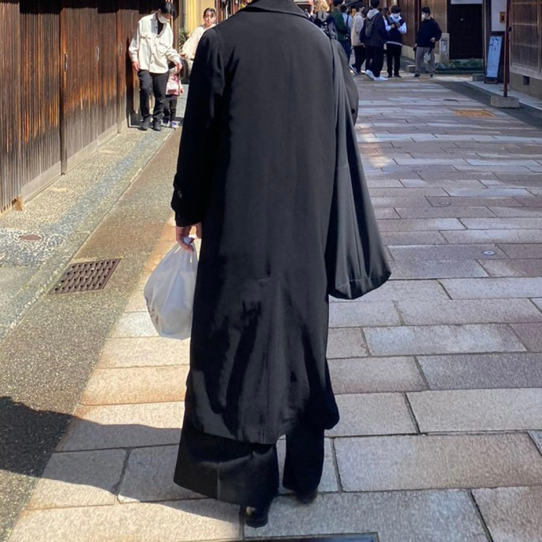 着丈128cm】Super Long Coat 黒 sullen ゴルチエ - メルカリ