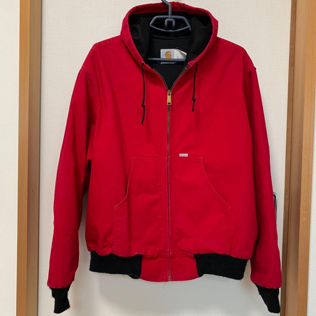 carhartt 星タグ 80s-90s アクティブジャケット カーハート 赤 - メルカリ