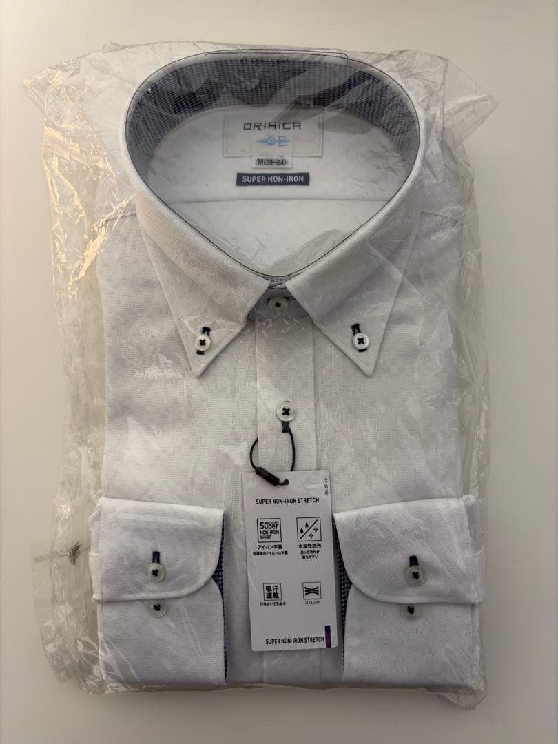 【新品未開封】ORIHICA スーパーノンアイロンストレッチシャツ 3枚セット Amazon.co.jp: [ORIHICA(オリヒカ)]お得なシャツセット【スーパーノン