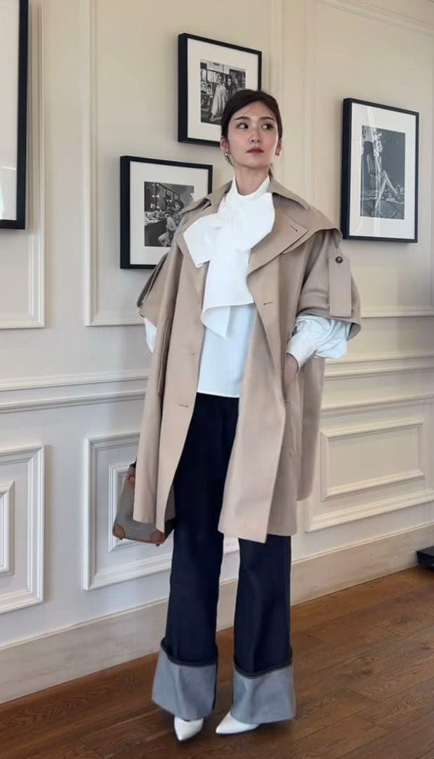 maison de Dolce. classy ribbon blouse