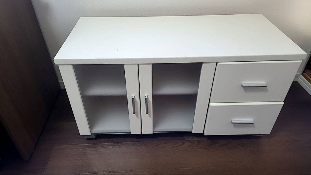 テレビ台　美品 MODERN DECO（モダンデコ） テレビ台 ローボード ホワイト 白 幅 115