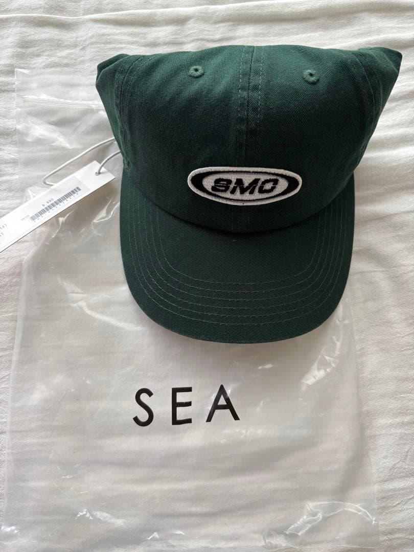 タグ付き！SEA seavalley smcワッペンキャップ　グリーン 予約商品] SEA Seavalley Mountain Club CAP