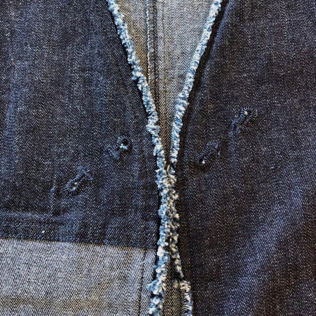 新品 エムアンドキョウコ レディース 洗える デニム ジャケット ライト