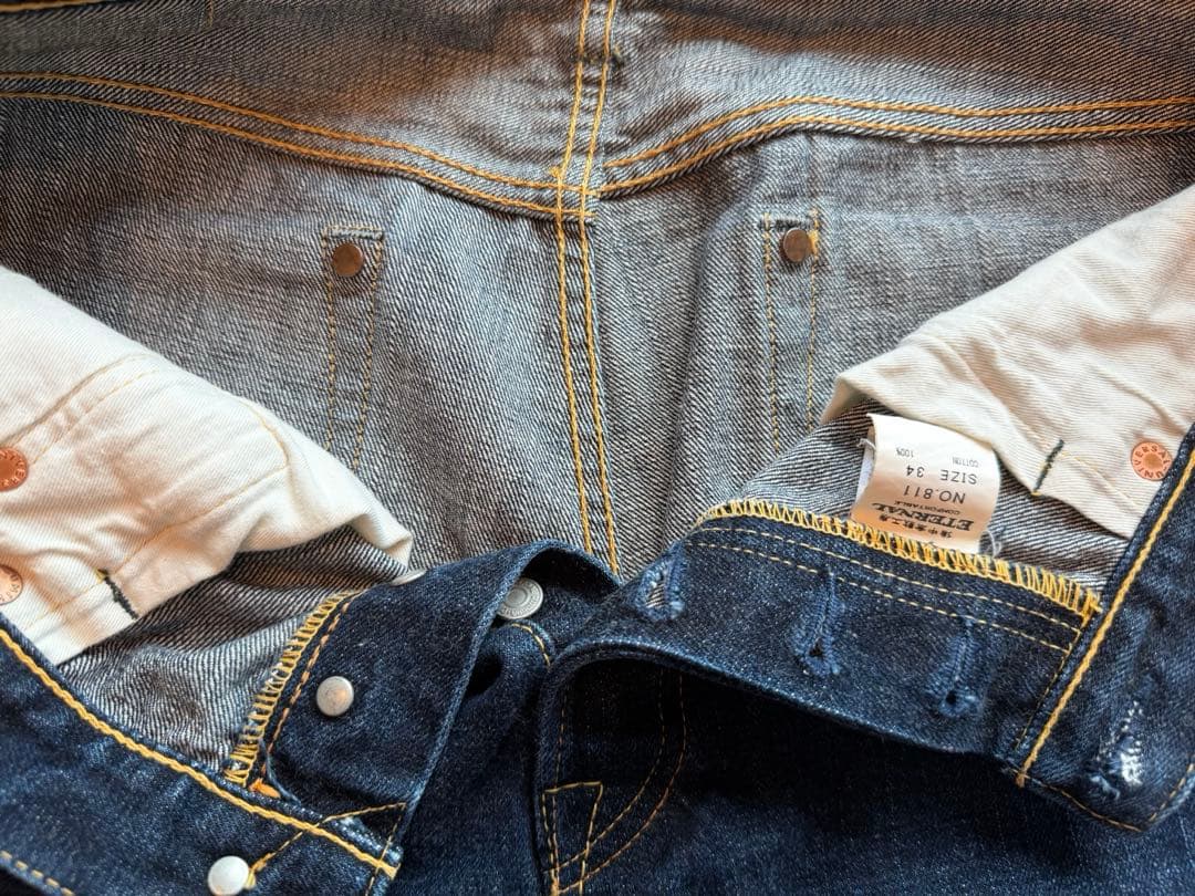 ETERNAL エターナル No.811 赤耳セルビッチ デニム W34 - メルカリ