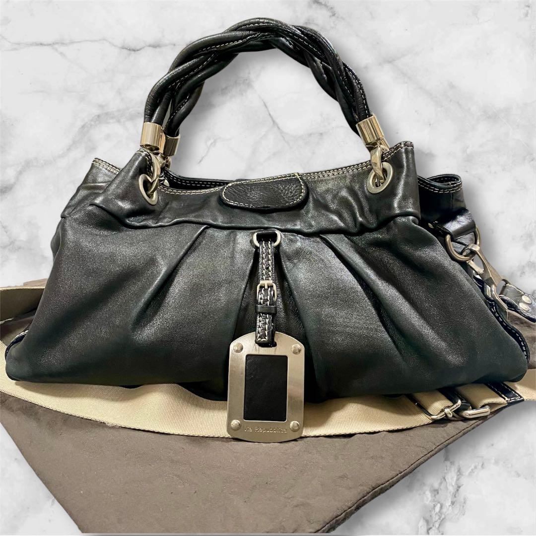 00s archive handbag gimmick leather y2k - メルカリ