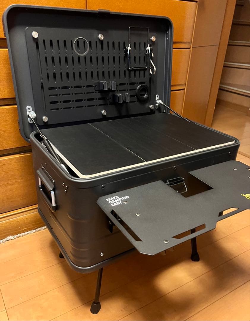 1台3役 deerestアルミコンテナボックスX-PANDA50L用天板キット