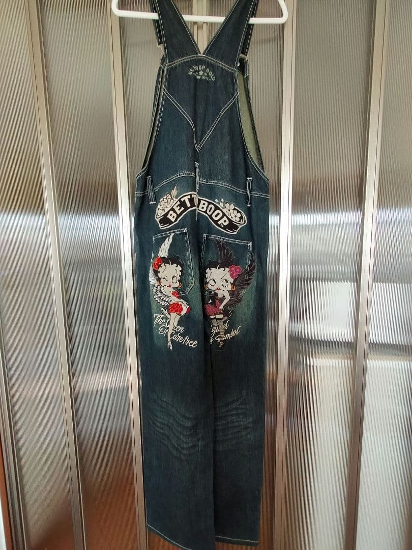 HARAKIRI ハラキリ Betty Boop ベティ コラボ オーバーオール HARAKIRI ハラキリ Betty Boop ベティ コラボ オーバーオール|mercari