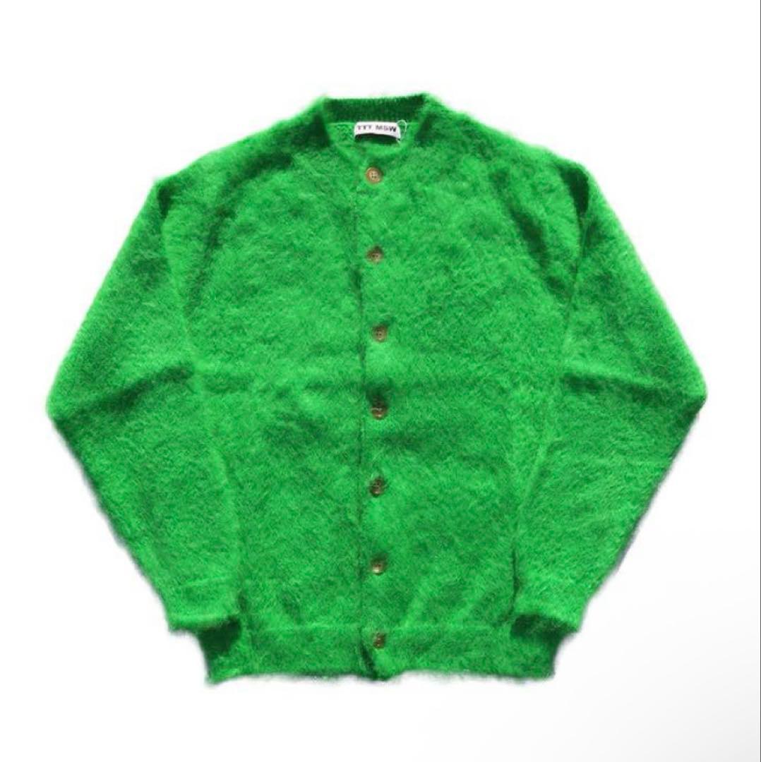 TTT MSW モヘアカーディガン グリーン