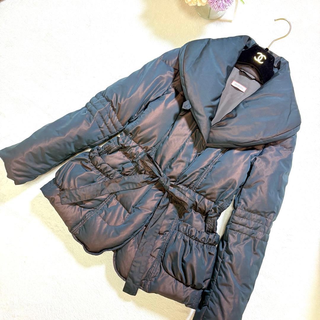 Max&Co マックスマーラ ハーフダウンコート シャイニングカラー 38