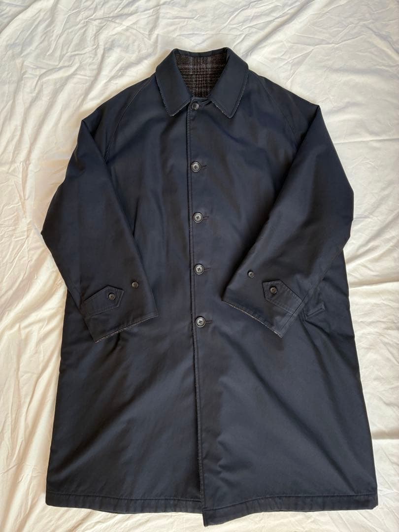 ANATOMICA SINGLE RAGLAN Ⅱ SINGLE RAGLAN COAT Ⅱ REVERSIBLE BLACK – ANATOMICA NAGOYA