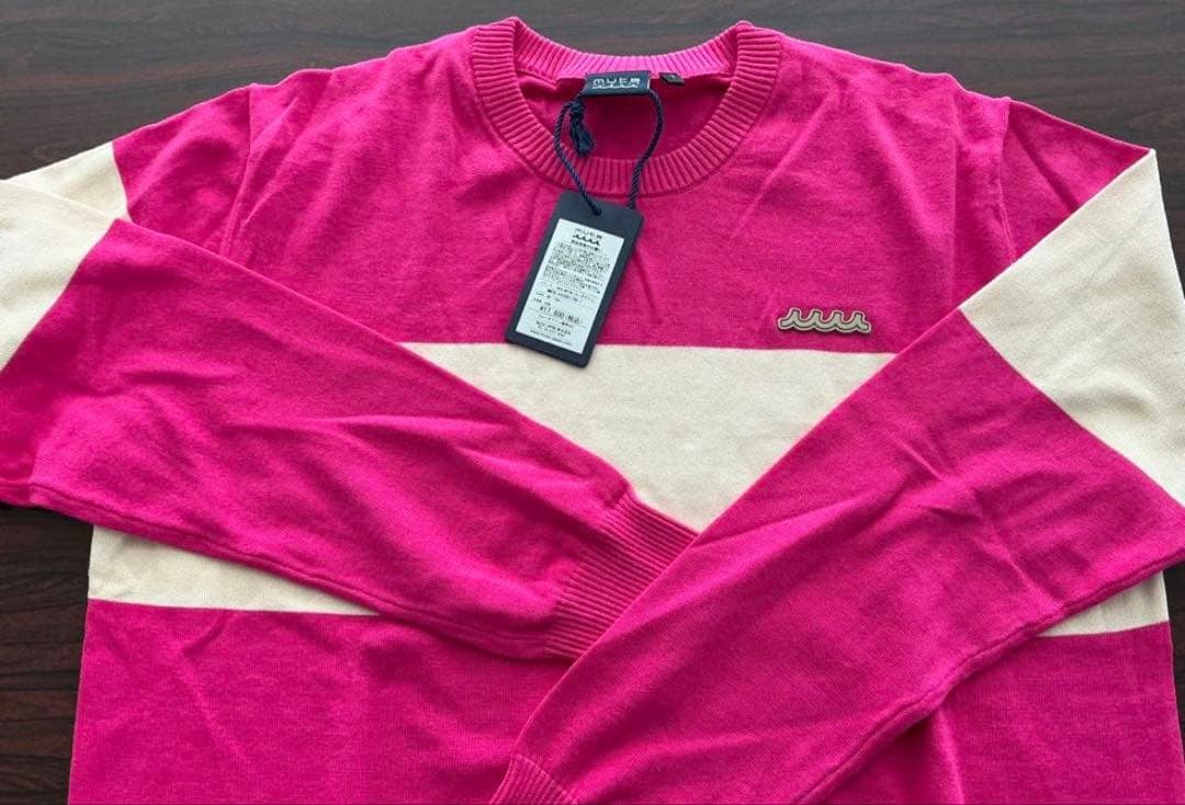 新品未使用】muta ムータ ピンク セーター XL メンズ ゴルフ - メルカリ