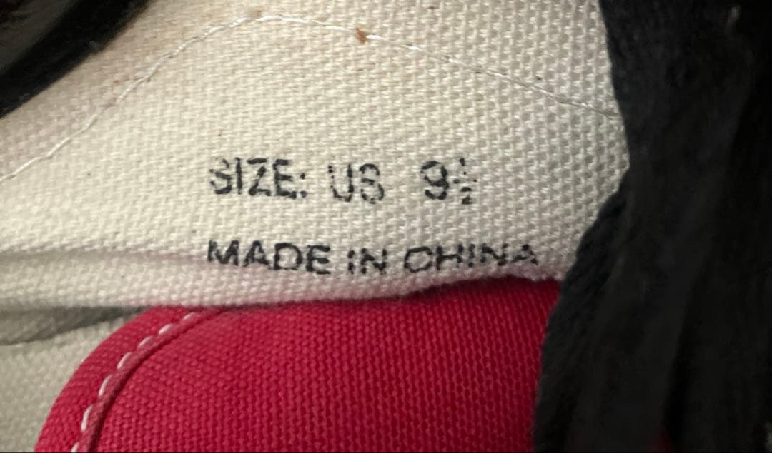 レア 中国製バンズカスタム 赤チェッカーオールドスクール27.5 - メルカリ