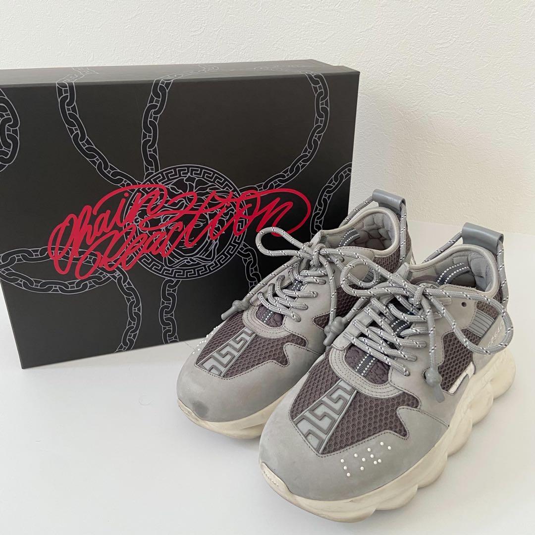 カード付　VERSACE Chain Reaction 2 スニーカー How to Buy the 2 Chainz x Versace Chain Reaction Sneakers