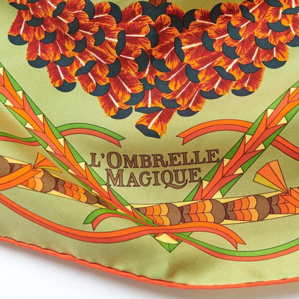 現状品】Hermes エルメスカレ90 L'OMBRELLE MAGIQUE - メルカリ