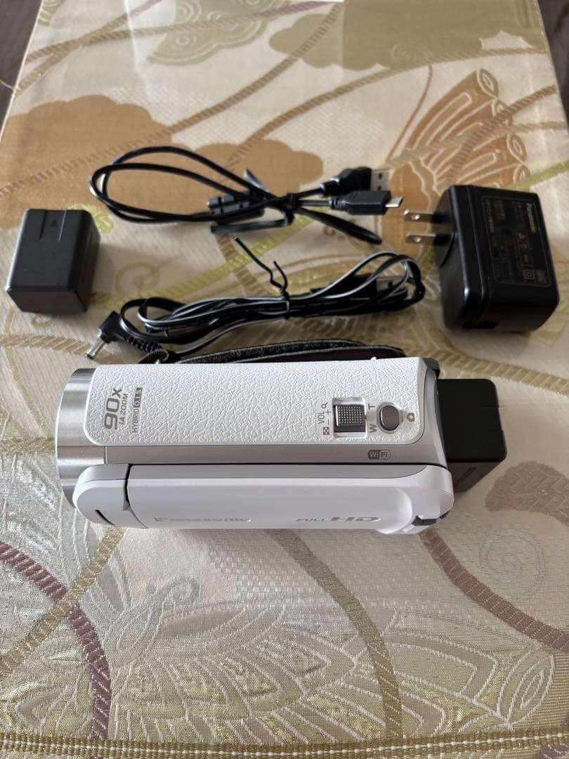 Panasonic HC-W590MS-W HDビデオカメラ2022年製 パナソニック Panasonic デジタルハイビジョンビデオカメラ HC-W590MS