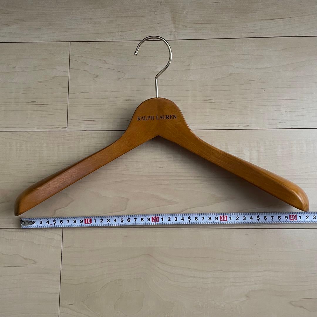 非売品】ラルフローレン 木製ハンガー スーツ ジャケット ボトムス