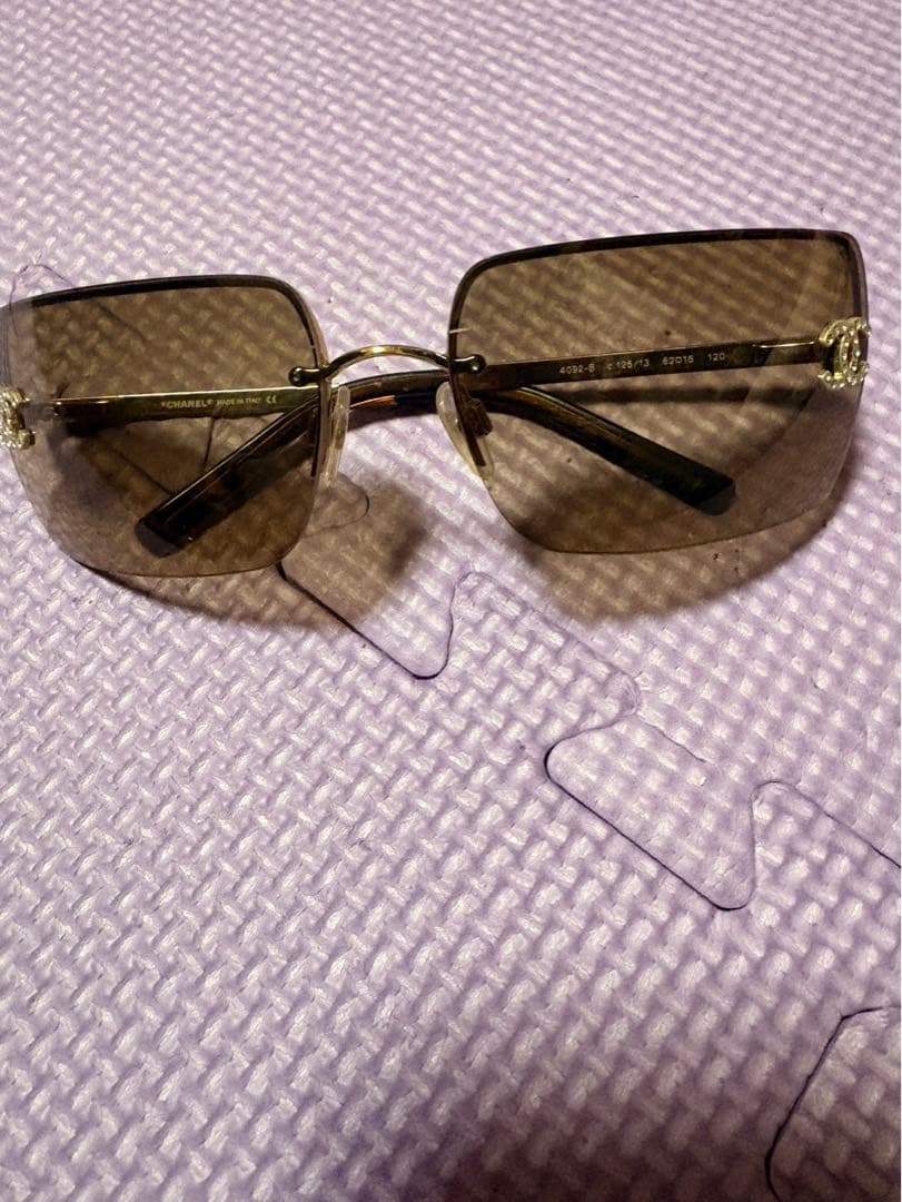 Chanel ブラウン スクエア サングラス CHANEL Sunglasses: Square Sunglasses, acetate — Fashion | CHANEL