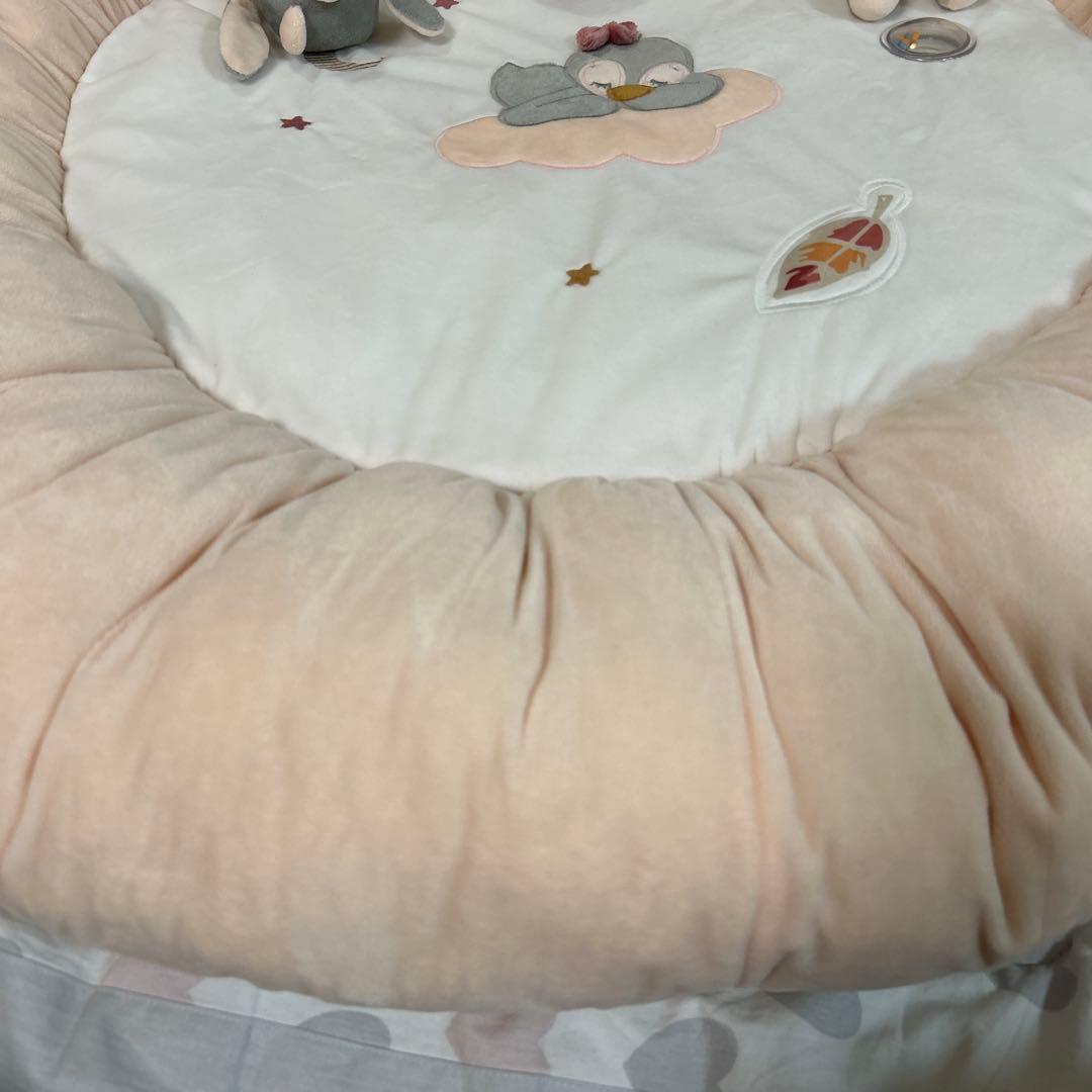 《美品》プレイマット＆プレイジム｜Nattou（ナチュー） ピンク