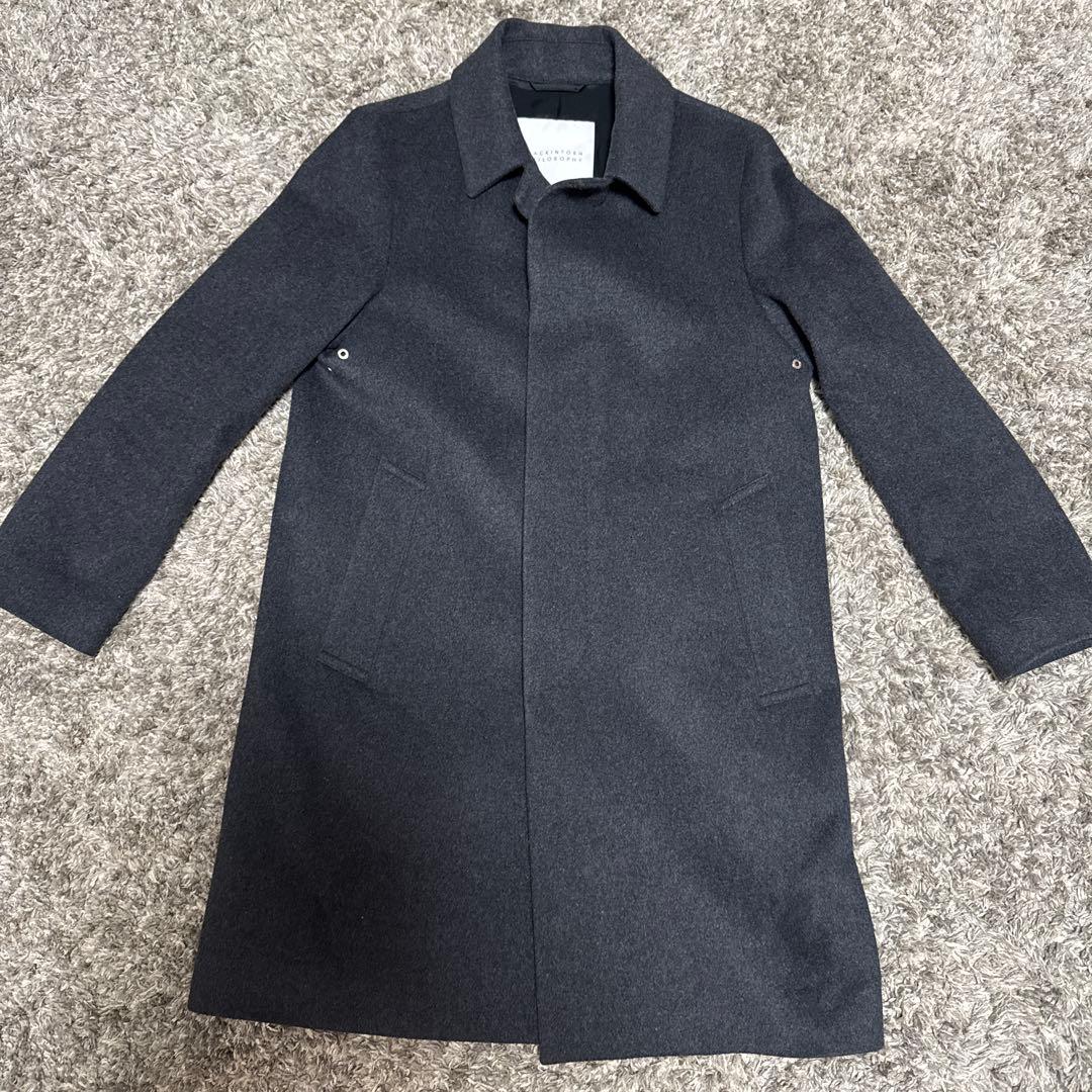 MACKINTOSH PHILOSOPHY ステンカラーコート 36 サイズ WEB&一部店舗限定】インバーテッドステンカラーコート ダブルクロス製