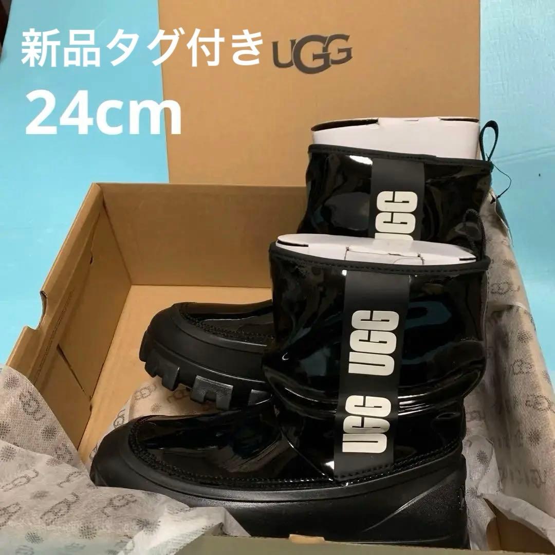 新品未使用 タグ付き UGG 24cm 黒 レインブーツ 長靴 アグ 楽天市場】24cm（ブランドアグ）（レインシューズ・長靴｜レディース靴