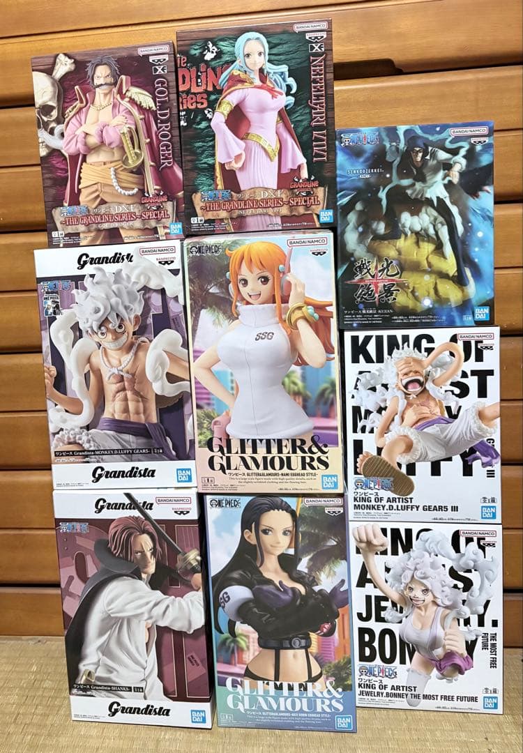 ワンピース フィギュア 9体セット ワンピース フィギュアセット 9体 おまけ付き - メルカリ