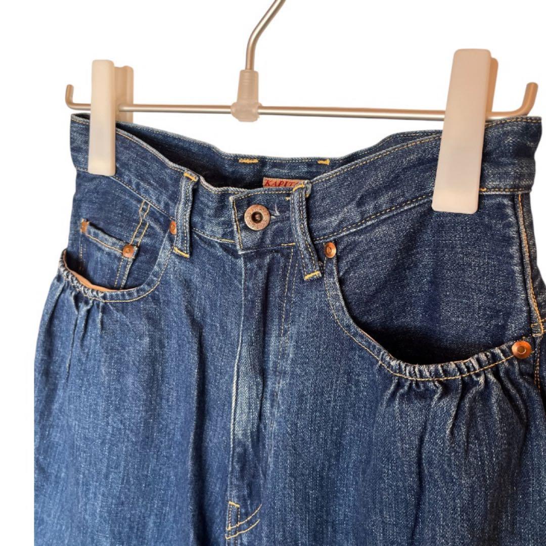 KAPTAL デニム袴パンツ - メルカリ