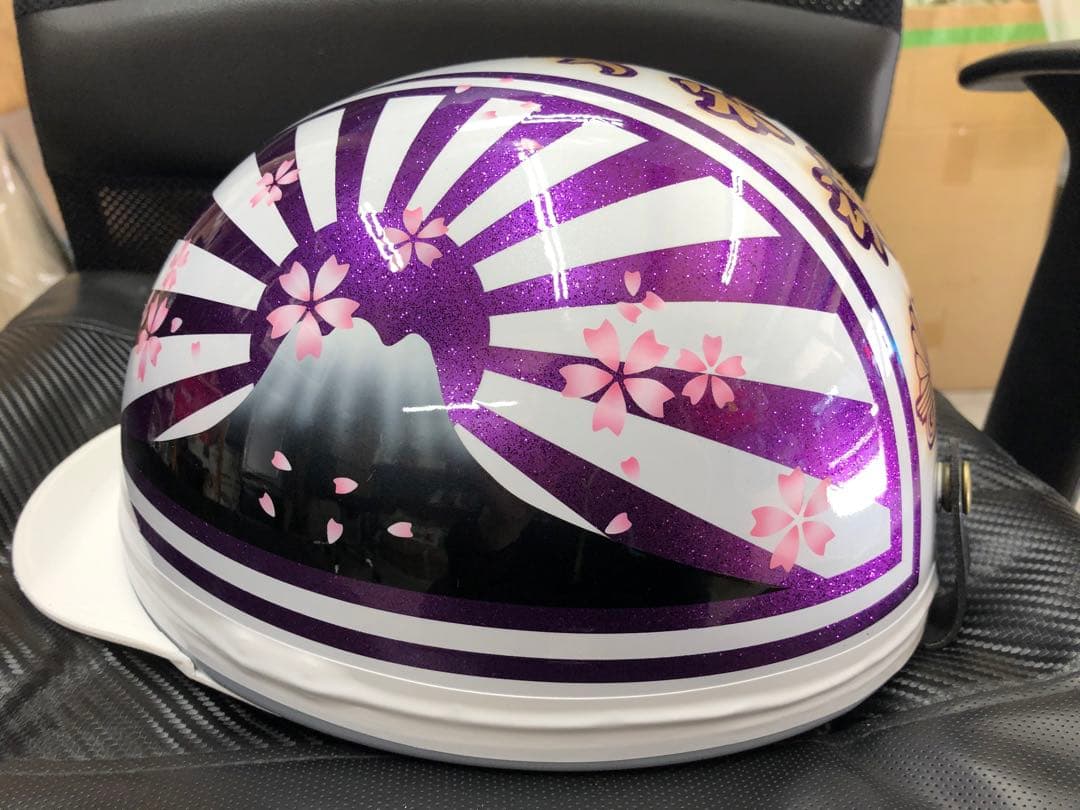 コルク半 カスタム 富士日章 白紫 ラメ 桜 高級クリヤ 送料無料 - メルカリ