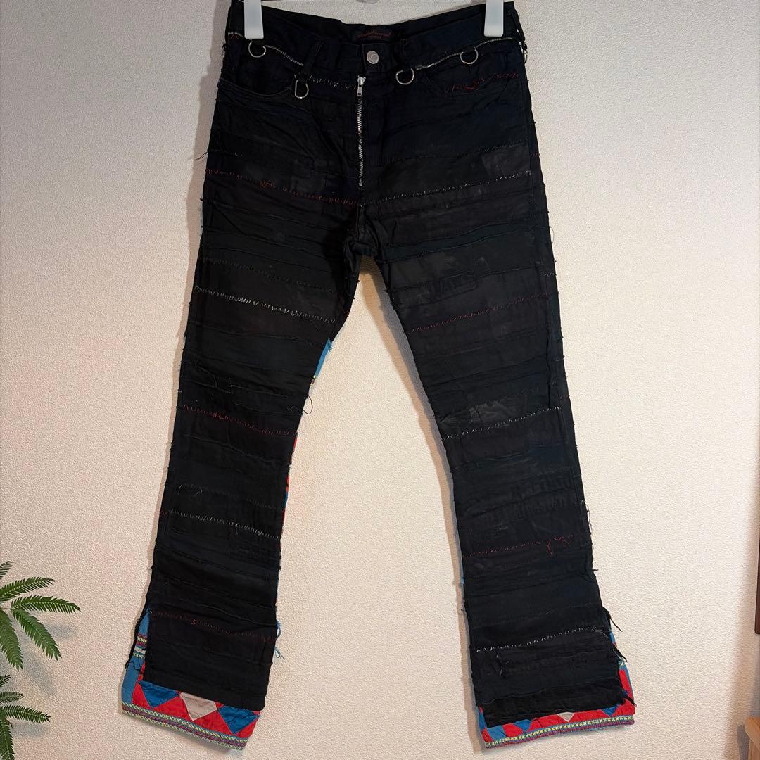 UNDERCOVER 03SS SCAB期 「クラフトパッチワークパンツ」 - メルカリ