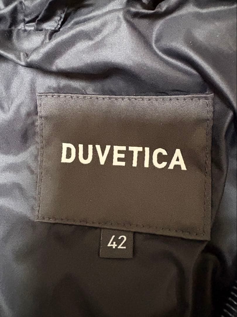 DUVETICA フード付きダウンジャケット 42 ブラック FRAMeWORK（フレームワーク） ダウンコート ダウンジャケット DUVETICA