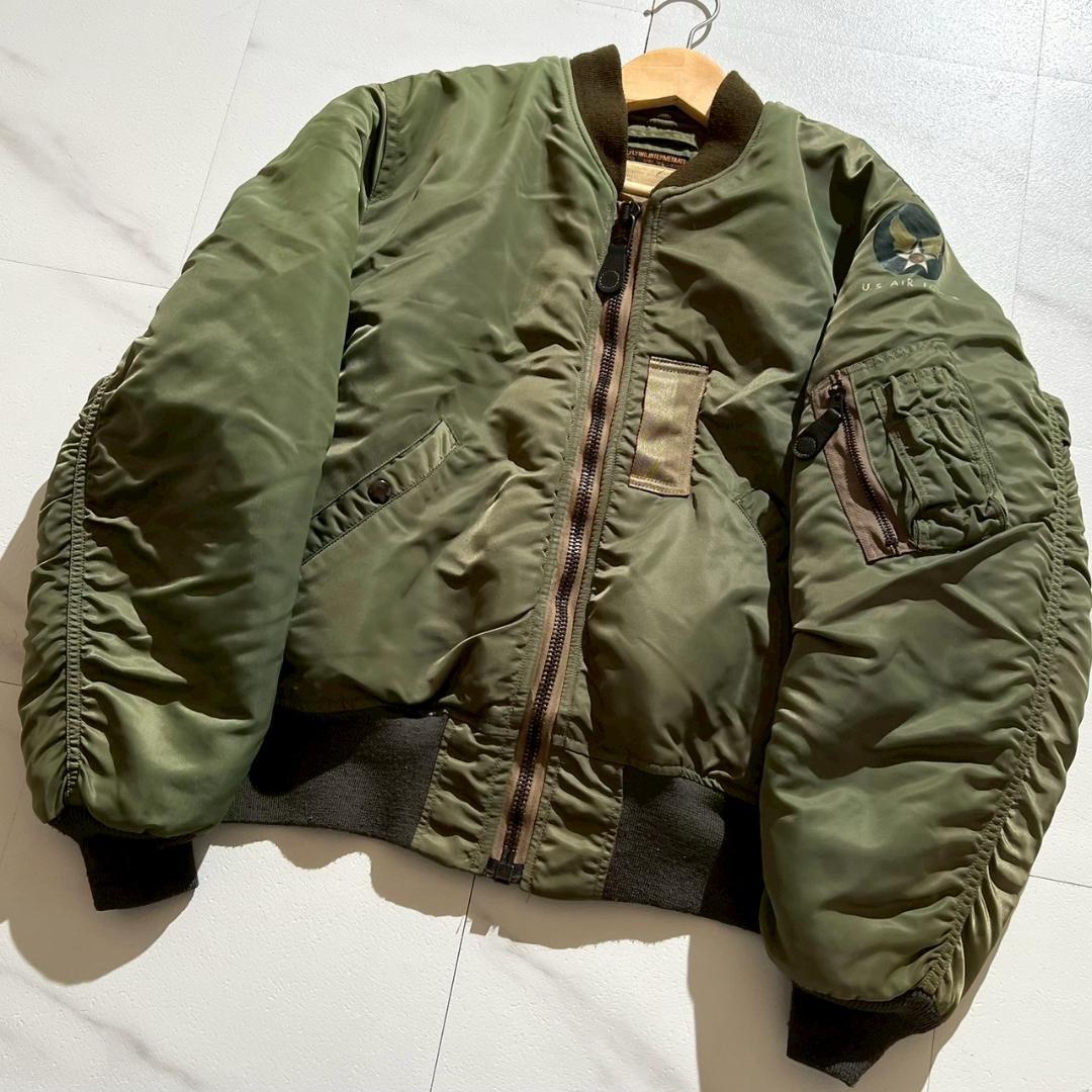 希少 初期 バズリクソンズ B-15D MOD フライトジャケット オリーブ 緑