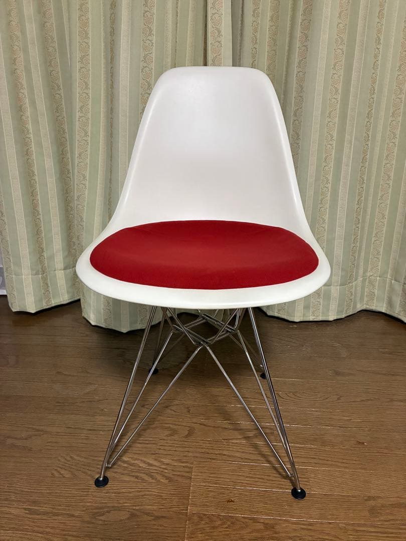 イームズ/Eamesシェルチェア ホワイト×オレンジ Herman Miller Eames Shell Chair イームズ シェルチェア ホワイト