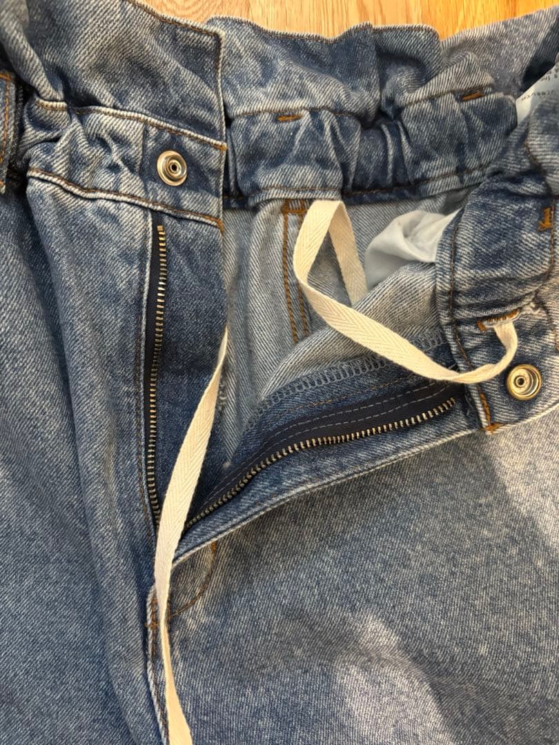 anuke アンヌーク Waist Tuck Denim 38の通販はau PAY マーケット