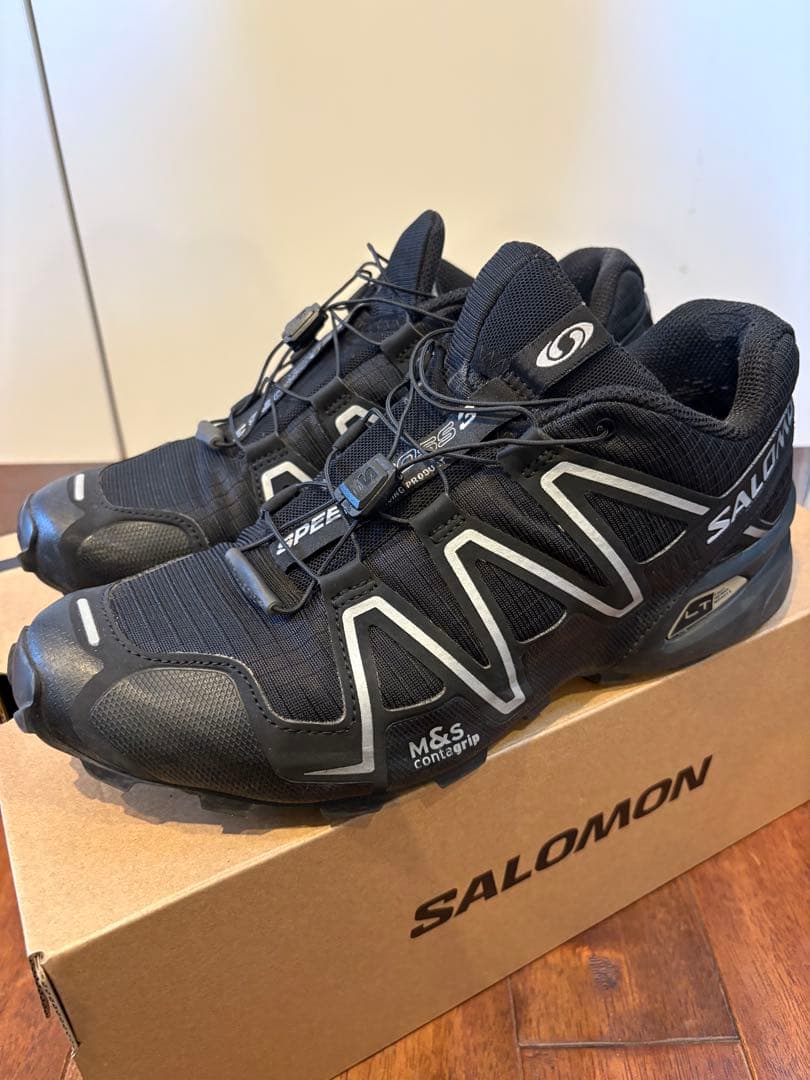 サロモン　SALOMON SPEEDCROSS 3 ブラック　箱あり SALOMON SPEEDCROSS 3 GTX Black / Phantom / Black Coffee （サロモン