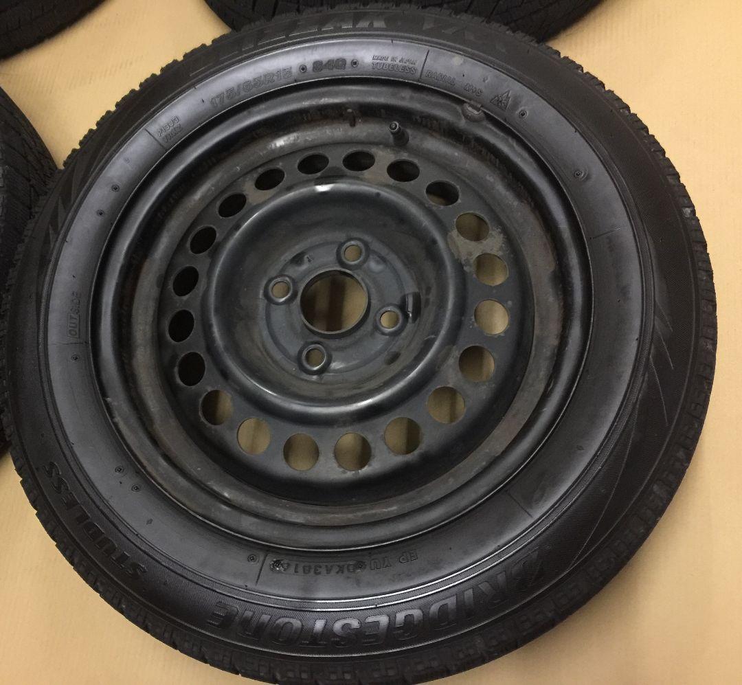 インサイト 純正15インチ スチールホイール 4本 スタッドレス