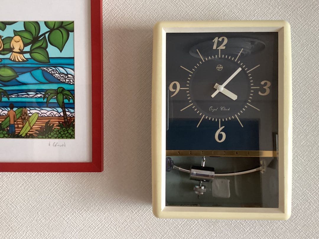 National(現Panasonic)オルゴール時報　振り子時計　昭和30年代 National(現Panasonic)オルゴール時報 振り子時計 昭和30年代 - メルカリ