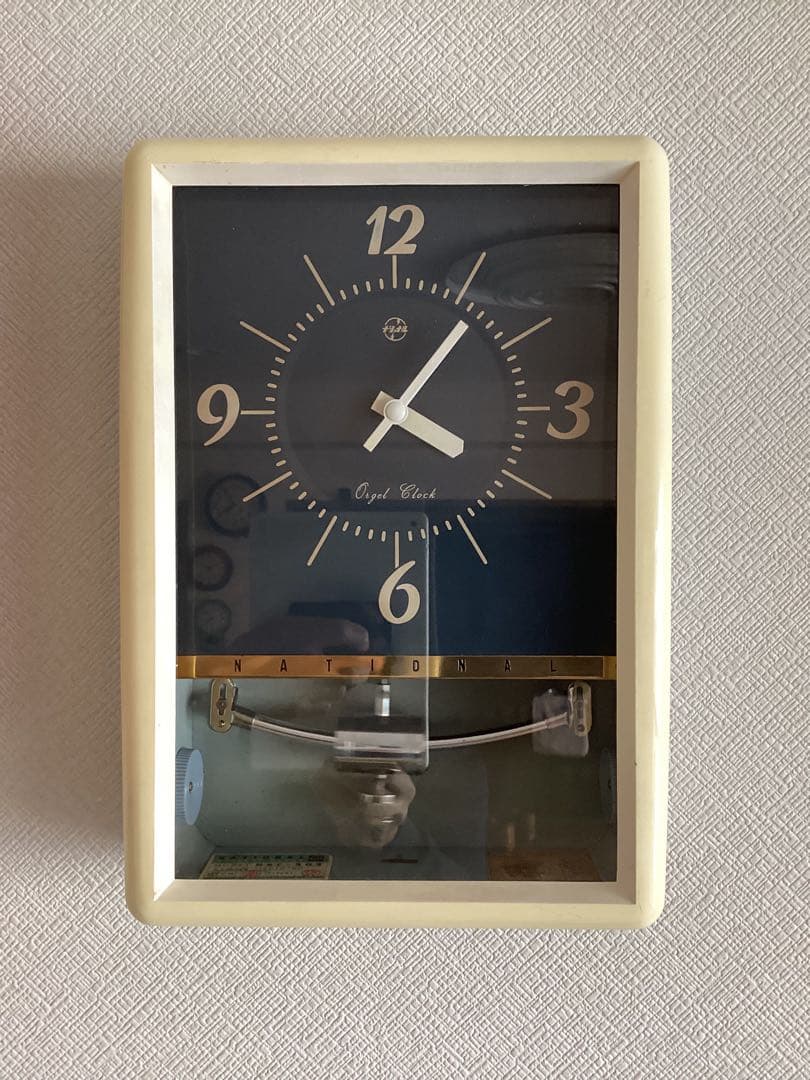 National(現Panasonic)オルゴール時報 振り子時計 昭和30年代 - メルカリ