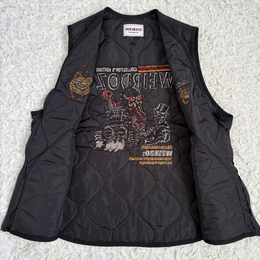 XL】weirdo スーベニア中綿キルティングベスト ベトジャン - メルカリ