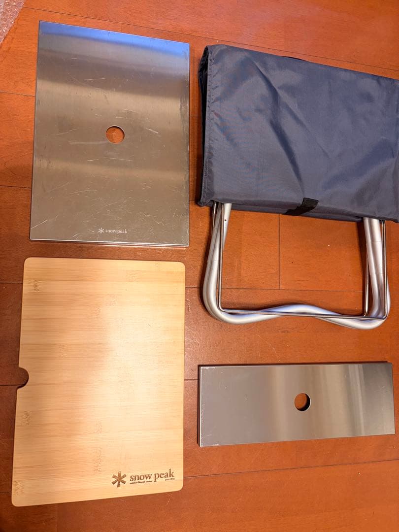 スノーピークTAKIBI my テーブル ステンレストレー1ユニット他おまけ多数 TAKIBI Myテーブル| スノーピーク(Snow Peak)