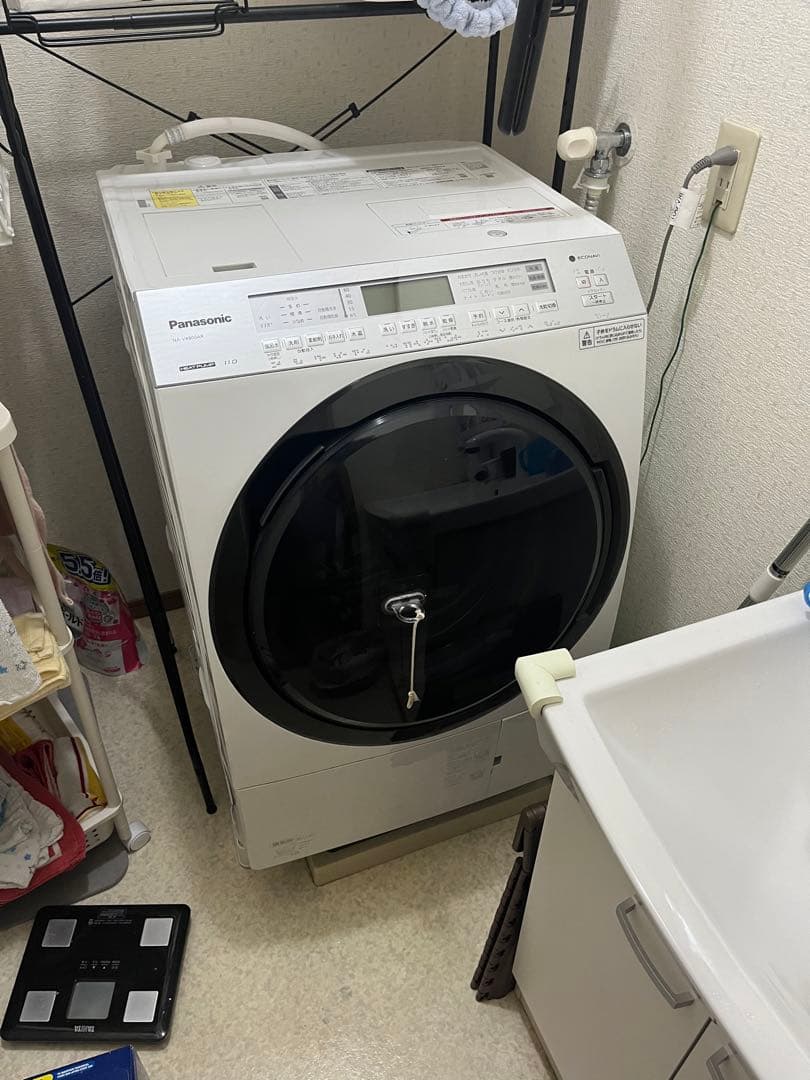 【パパン様】Panasonic NA-VX800AR 2020年製 NA-VX800AR-W ドラム式洗濯乾燥機 VXシリーズ クリスタルホワイト