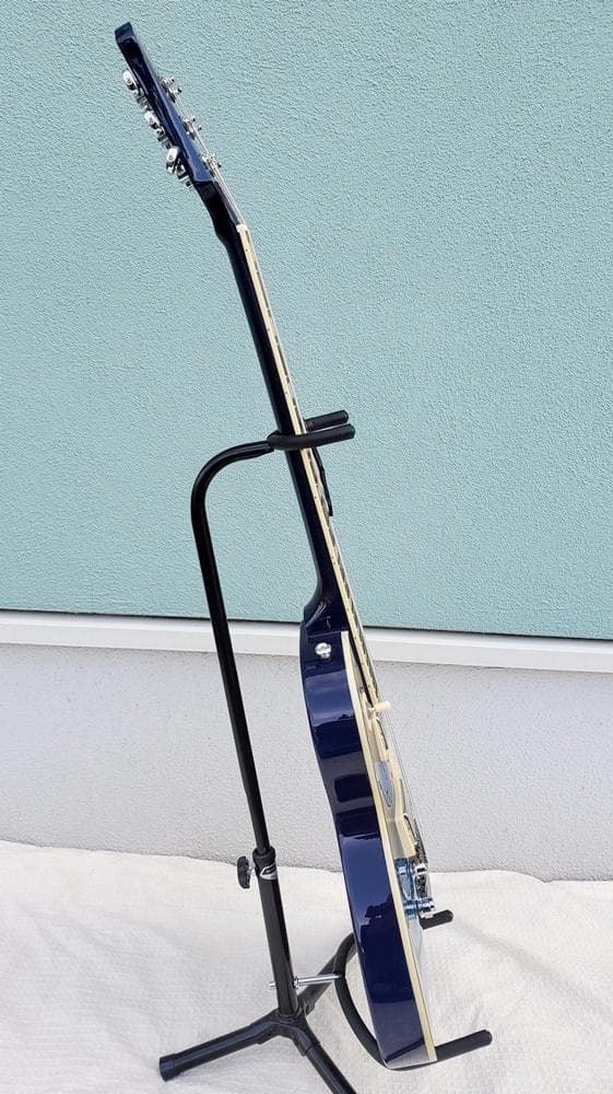 C145 Grote レスポールタイプ エレキギター ブルー系 音出しOK