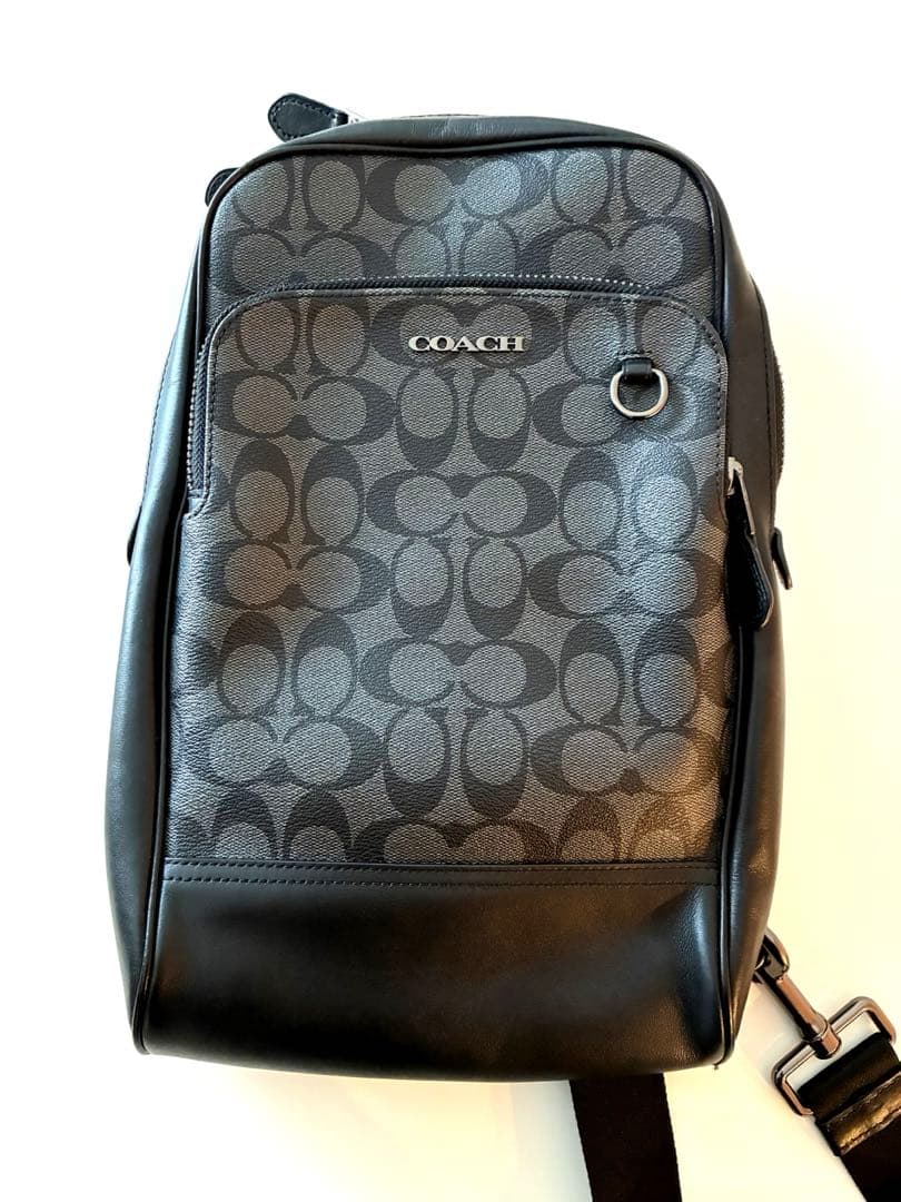 COACH ショルダーバッグ ブラック COACH（コーチ） バッグ レディース フラップショルダーバッグ レザー