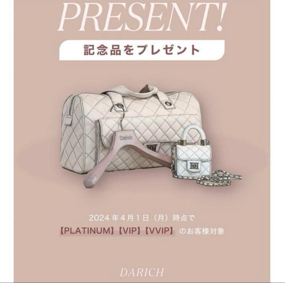 Darich VVIP 特典 記念品 ボストンバッグ&ミニバッグ