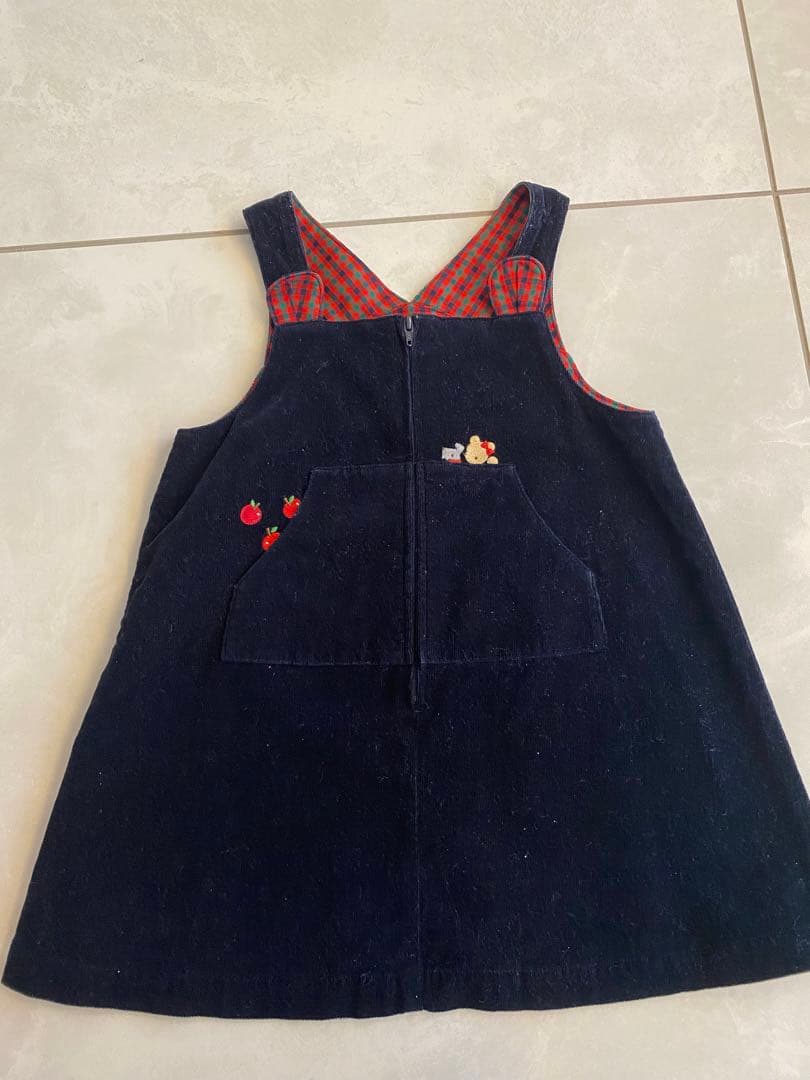 美品ファミリア ジャンパースカート ワンピース90サイズ - メルカリ