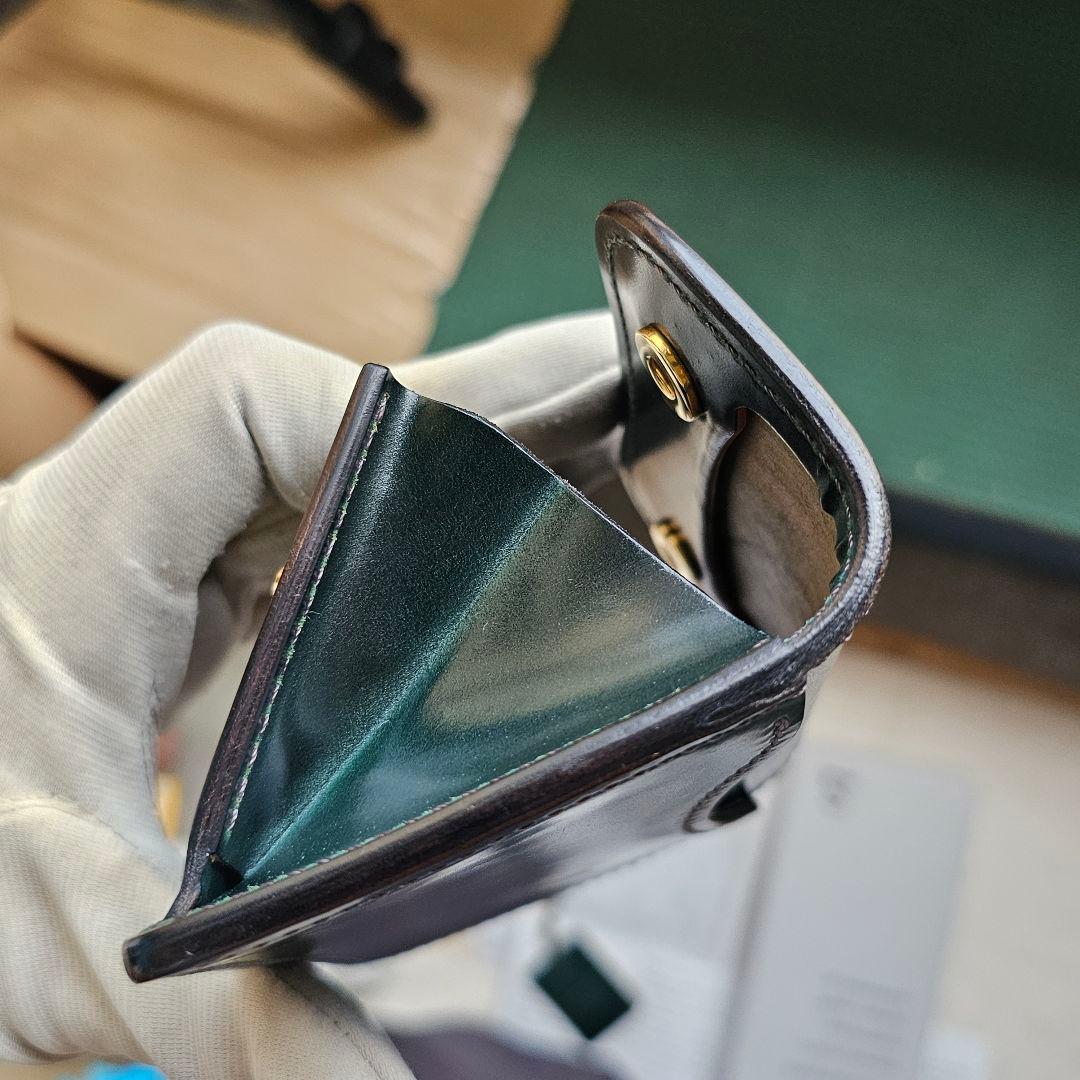 新品 ワイルドスワンズ フル シェルコードバン グリーン Cordovan 革