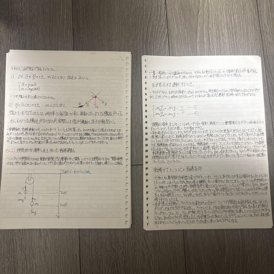 東大合格/400P越】苑田ハイレベル物理 講義ノート板書・文字起こしセット