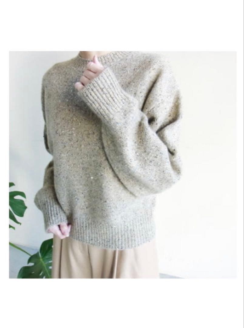 トップス AURALEE NEP CASHMERE KNIT BIG P/O 中古・古着通販】AURALEE (オーラリー) NEP CASHMERE KNIT BIG P/O